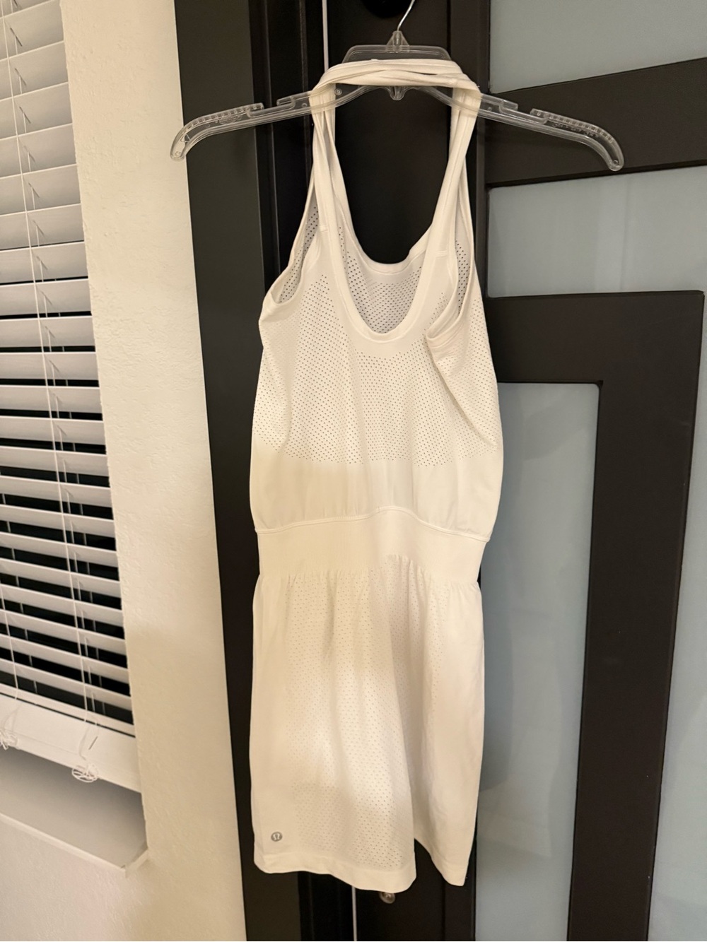 lululemon athletica White Mesh Racerback Tank Dress